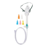 Medline HCS4600B Adult Disposable Oxygen Masks, Adult, Medium, 7' Tubing (Case of 50)