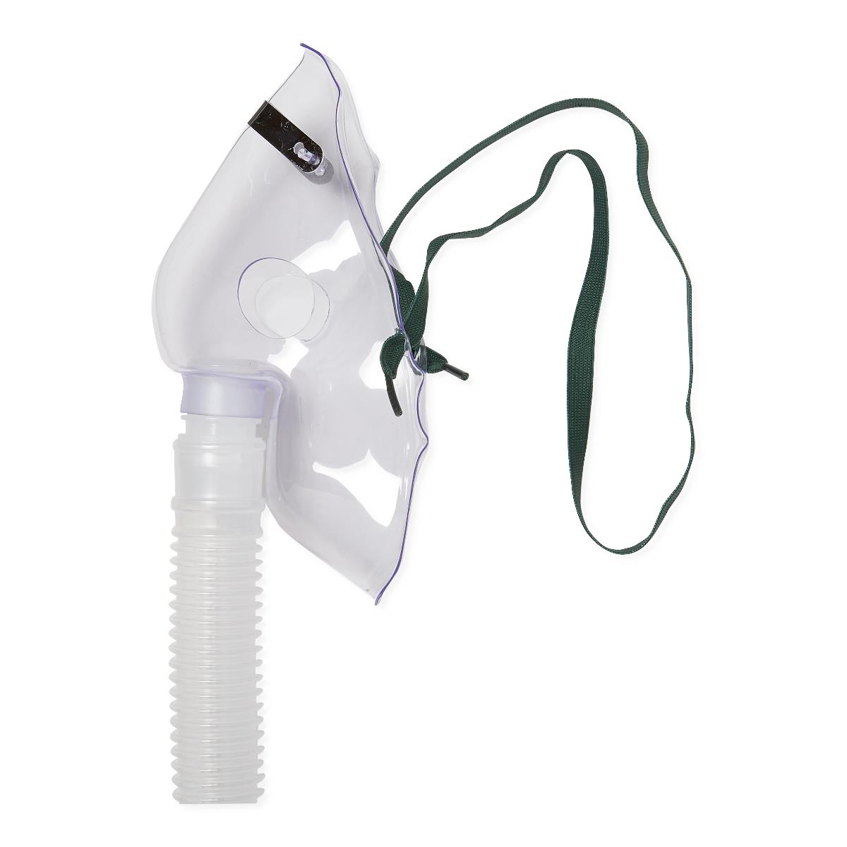 Medline HCS4600B Adult Disposable Oxygen Masks, Adult, Medium, 7' Tubing (Case of 50)