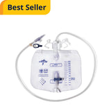 Medline DYND15203 Urinary Drainage Bag with anti reflux tower, 2000ml