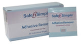 Safe N Simple Adhesive Remover - 2"x2" (contains Alcohol), 50/box