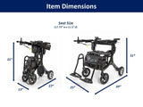 Miracle Mobility 4N1 Walker Wheelchair