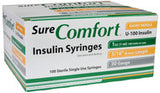 Allison Medical 22-6010 Sure COMFORT INSULIN SYRINGE, 30G, 5/16" (8mm), 1cc, 100/Box