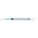 TUBERCULIN Syringe with Conventional Needle 1cc 25G x 16mm (0.625"), 100/bx
