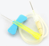 VACUTAINER SAFETY -LOK BLOOD COLLECTION SET with LUER ADAPTER 23IGA X 12" TUBING 3/4" NEEDLE, LIGHT Blue, BX/50