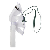 Medline HCS4600B Adult Disposable Oxygen Masks, Adult, Medium, 7' Tubing (Case of 50)
