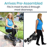 Vive Health MOB1030SLB Folding Mobility Scooter