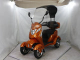 GIO ELEMENT 4-WHEELED MOBILITY SCOOTER Orange and Blue Available