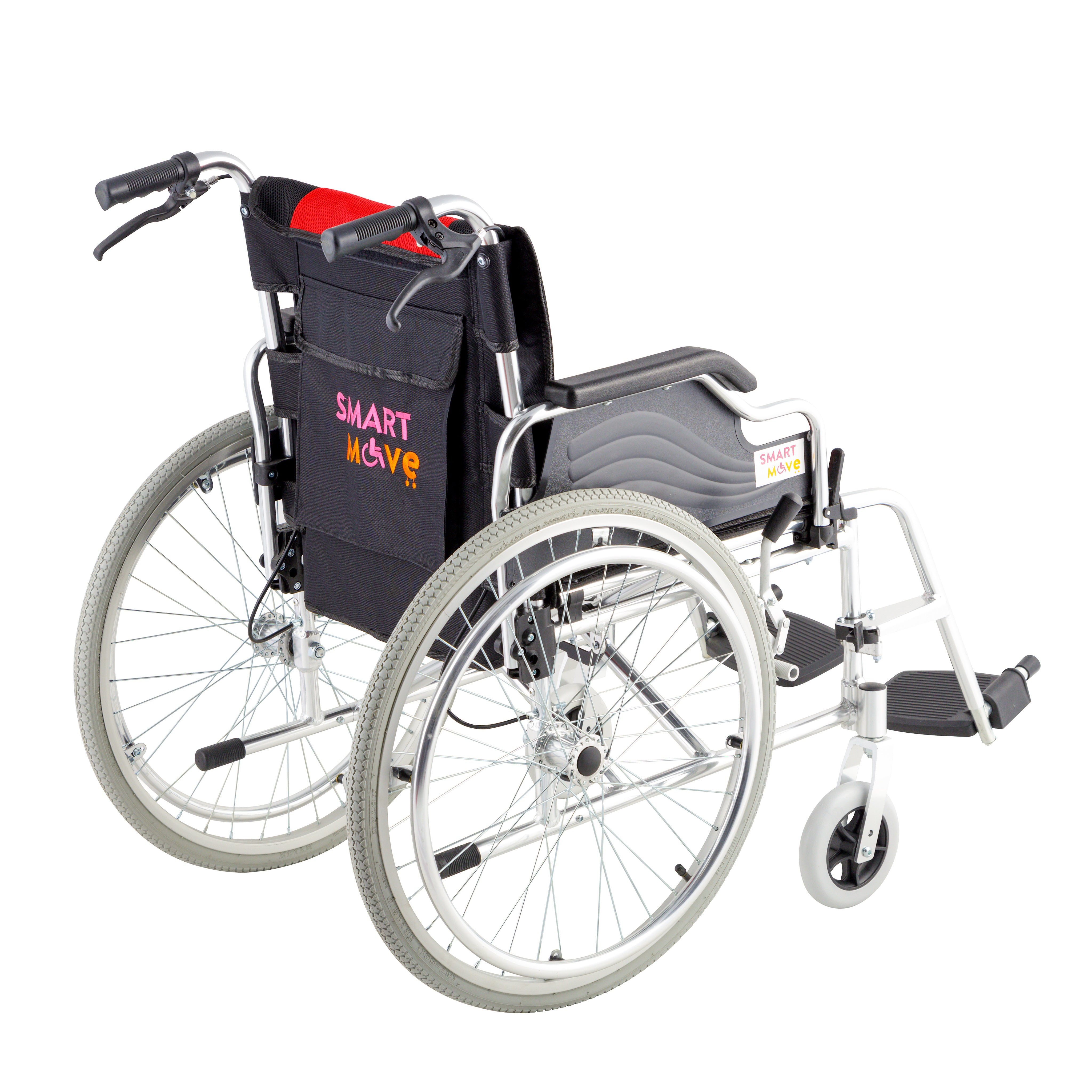 Jaguar - Ultimate Comfort Red and Black Wheelchair