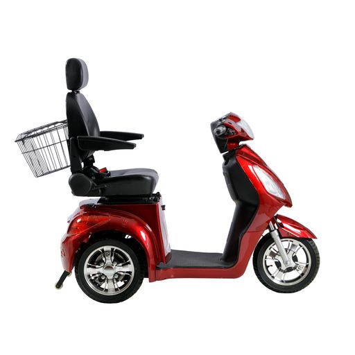 eWheels EW-36 High Power Fast 3 Wheel Mobility Scooter, Red