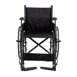 Puma Comfort 18" Wheelchair with Flip Back Desk Arms, Swing Away Footrests