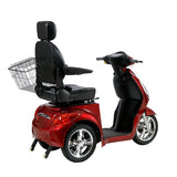 eWheels EW-36 High Power Fast 3 Wheel Mobility Scooter, Red